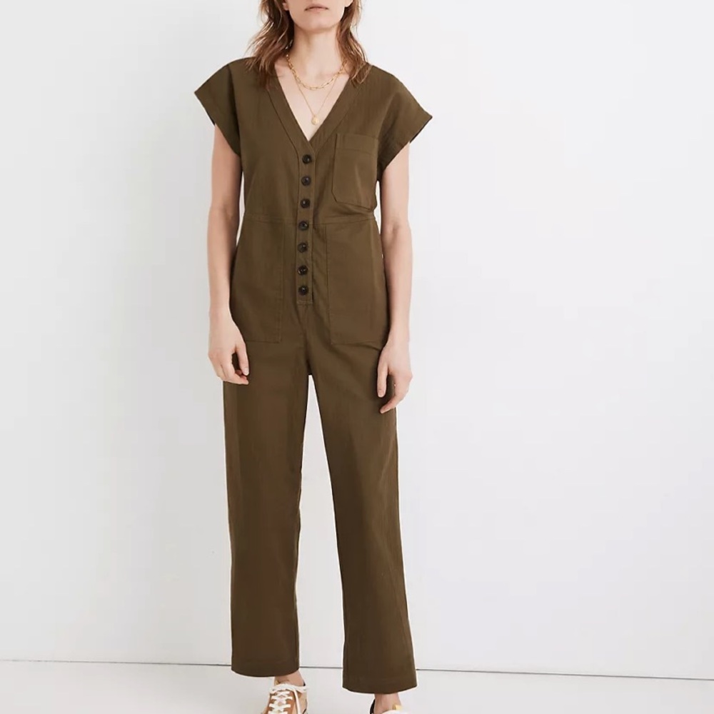 Madewell Cap Sleeve Jumpsuit NWOT